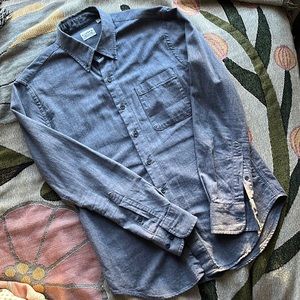 United Stock Dry Goods slim fit chambray shirt